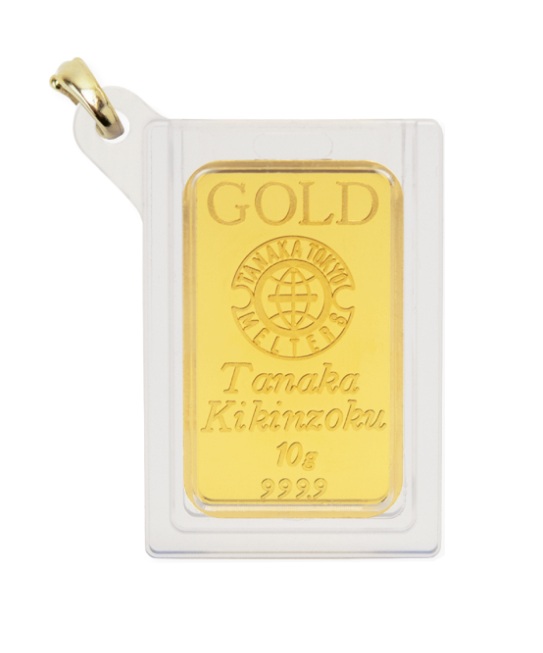 純金 10グラム 田中貴金属製インゴット ペンダントトップ