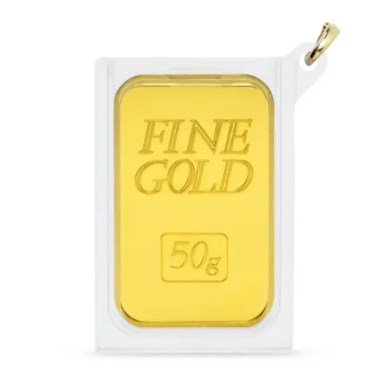 純金 50グラム 田中貴金属製インゴット ペンダントトップ - Holy